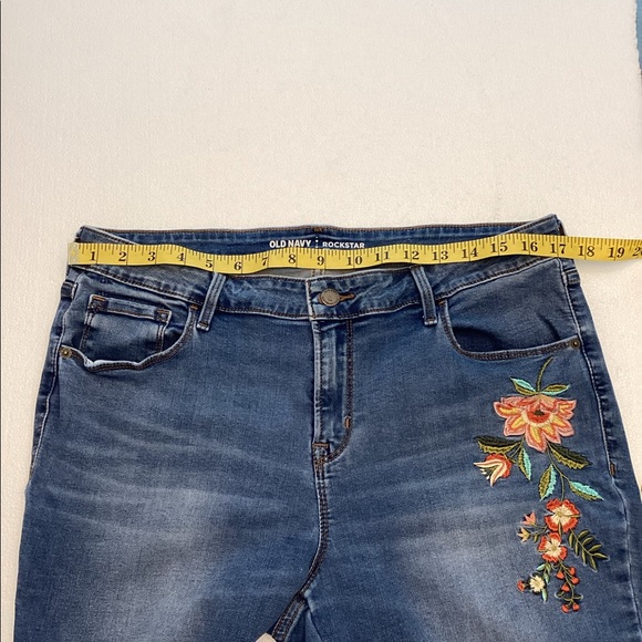 PLEASE small slim fit mid rise embroidered & distressed jeans raw hems Italy NWT - Picture 15 of 15